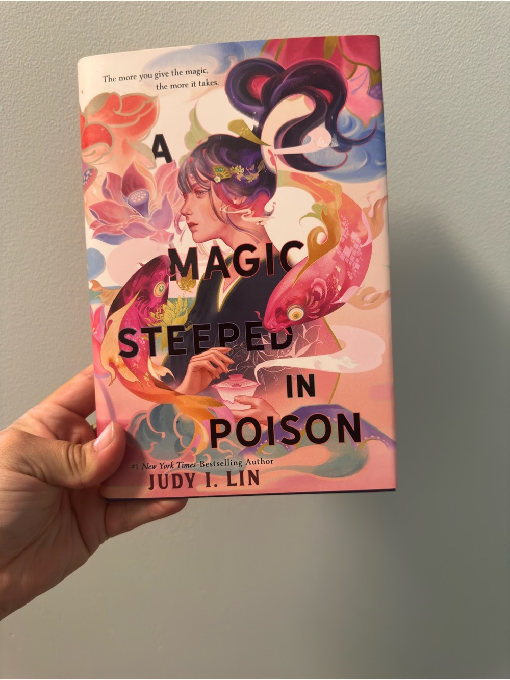 "A Magic Steeped in Poison" - Pink Illustrated Hardcover
